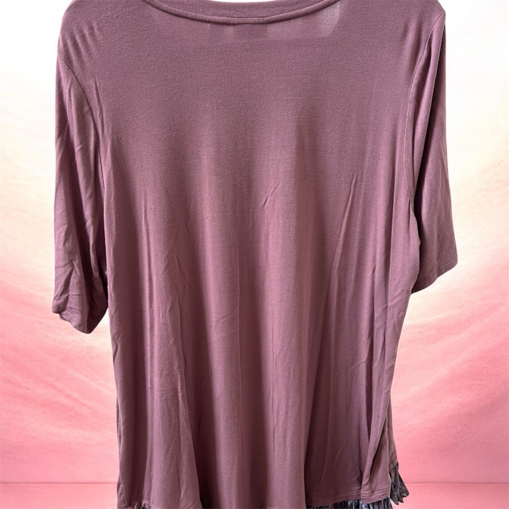 LOGO by Lori Goldstein Knit Top Tunic - Picture 2 of 4